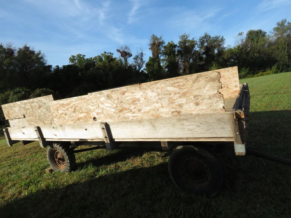 Wooden Hay Wagon