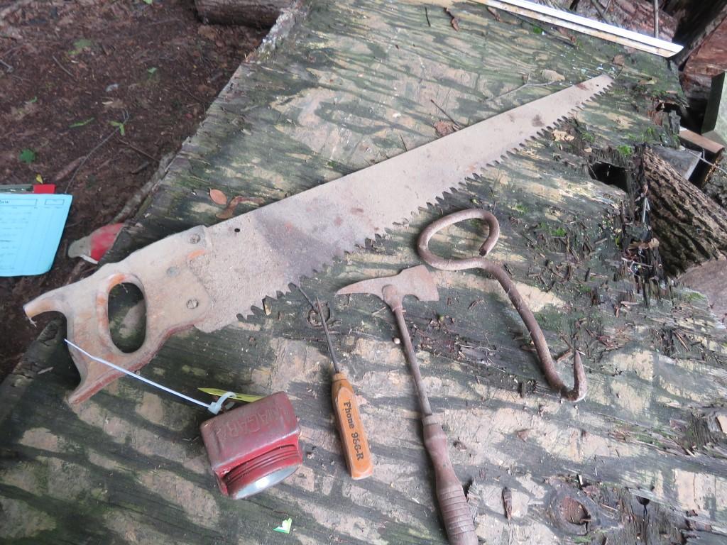 5pc Saw Hay Knife Ice Pick Hatchet Niagara Lantern