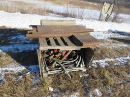 Pallet of Misc Hyd Hoses & Steel