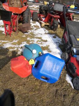 Three Gas Cans