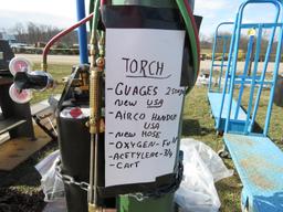 Torch Set with Cart