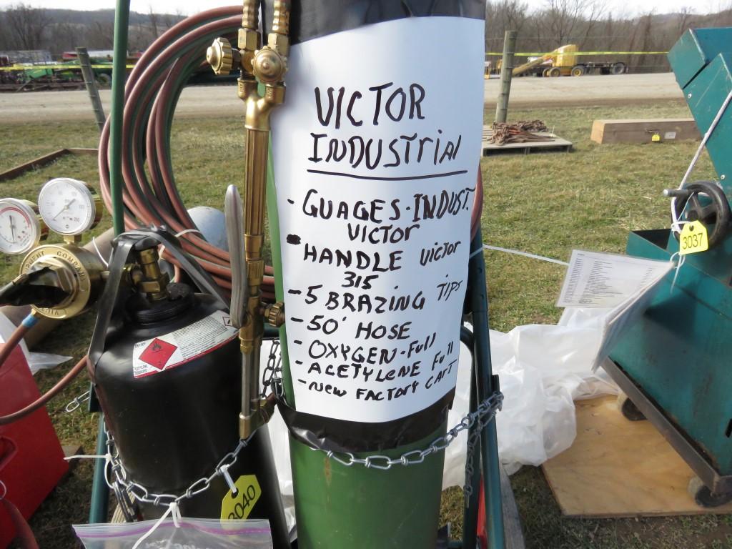 Torch Set with Cart