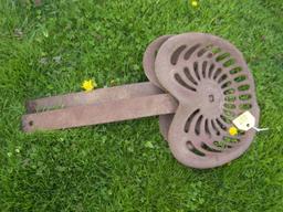 Pair of Steel Tractor Seats