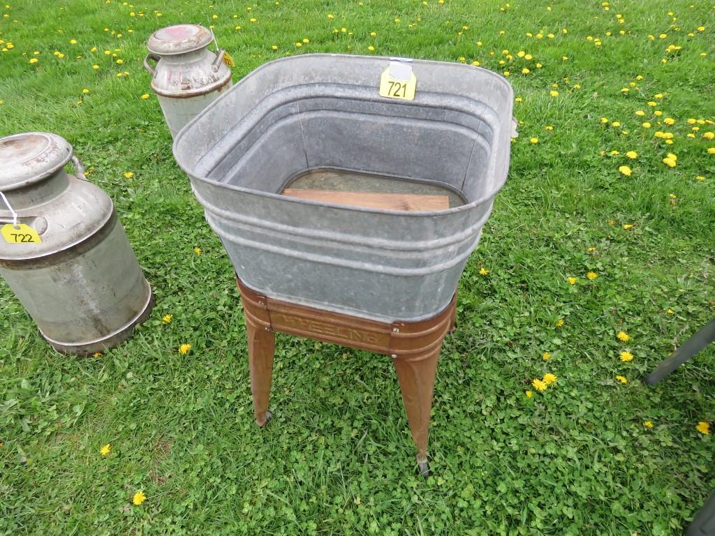 Single Wash Vat w/Wheeling