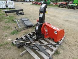 Kubota Snow Blower with Complete Mount