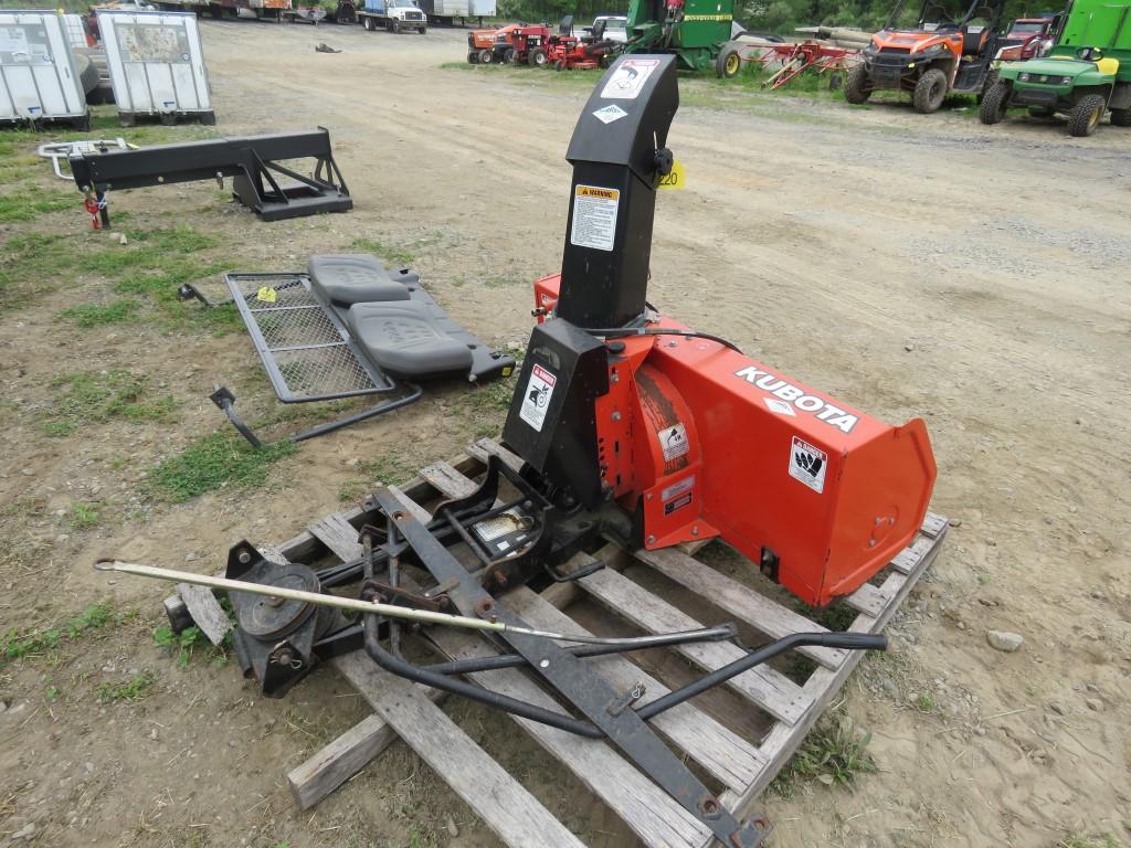 Kubota Snow Blower with Complete Mount
