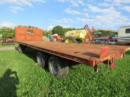 24ft T/A Heavy Duty Flatbed Wagon