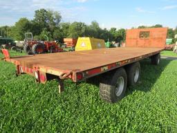 24ft T/A Heavy Duty Flatbed Wagon