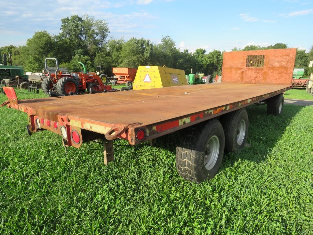 24ft T/A Heavy Duty Flatbed Wagon