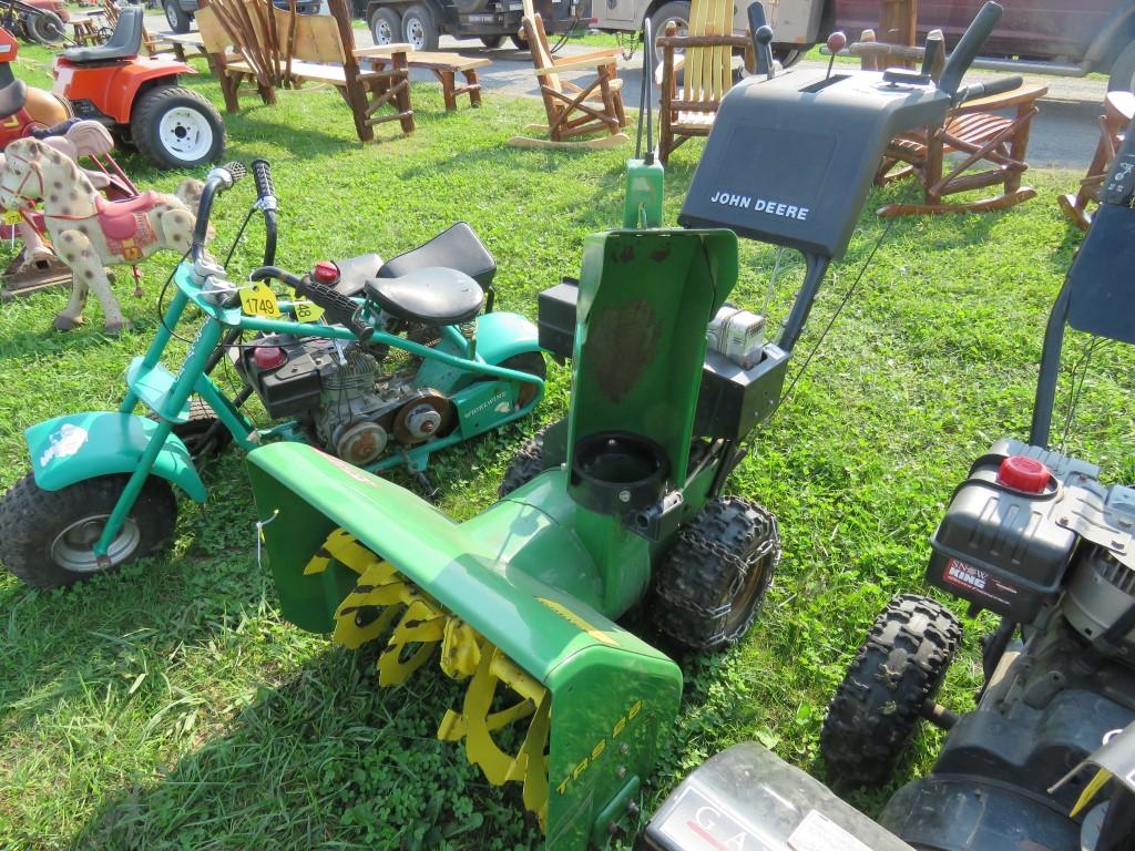 JD 26inch Snowblower
