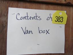 Contents of Van Body