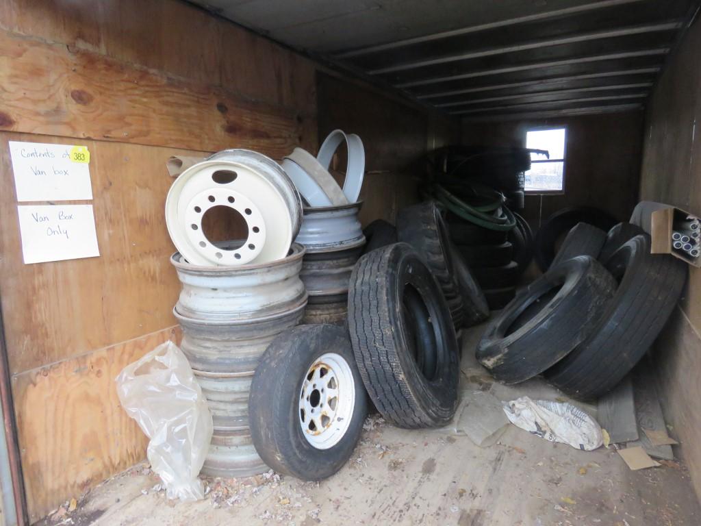 Contents of Van Body