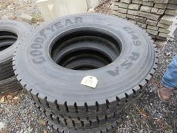 3 Goodyear NEW RECAP 11R22.5 Tires