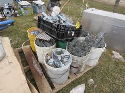 Pallet of truss parts