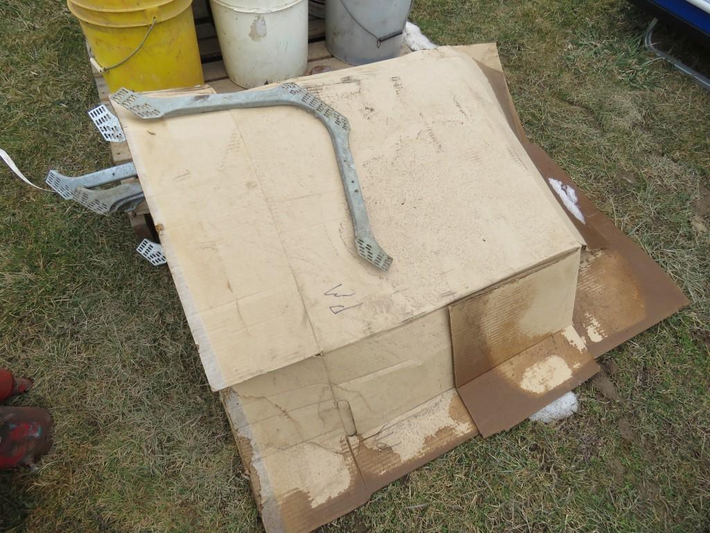 Pallet of truss parts