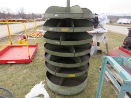 Round spinning bins