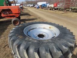 18.4R38 Tire & Bolt On Dual Rim