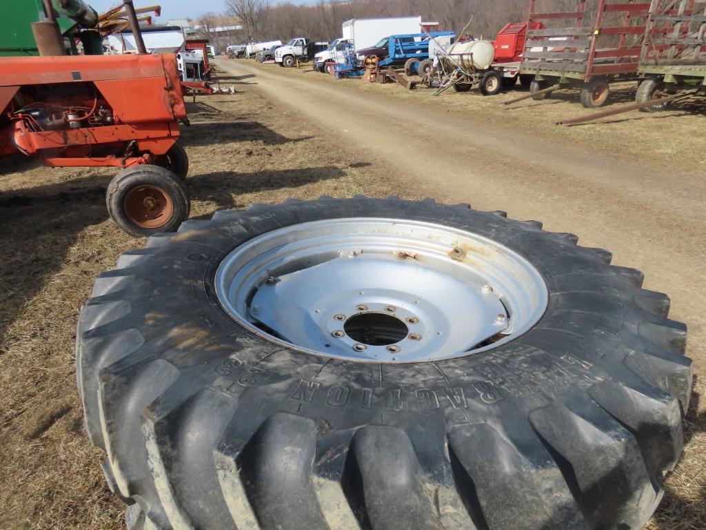18.4R38 Tire & Bolt On Dual Rim