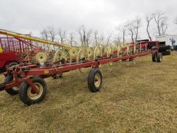 H & S 18wheel V Rake