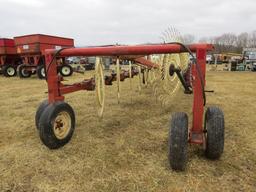 H & S 18wheel V Rake