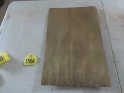 Wm Graves Machinery Sale Bill