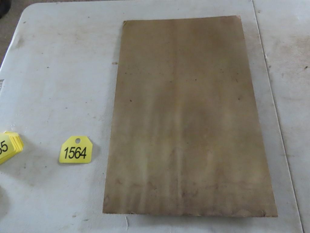 Wm Graves Machinery Sale Bill