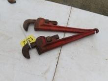 (2) 18" Pipe Wrenches BY THE PIECE