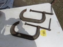(2) 8" C Clamps BY THE PIECE