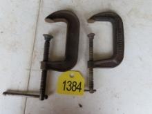 (2) 4" C Clamps BY THE PIECE