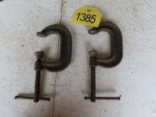 (2) 2" C Clamps BY THE PIECE