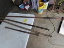 Lot of Digging Bars