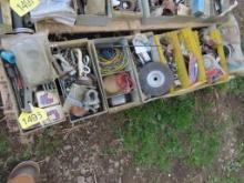 (8) Organizer Bins w/Contents SOLD AS ONE LOT