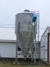 6ton Grain Bin w/Auger