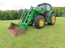 2003 JD 7420 Tractor w/JD 741 Loader