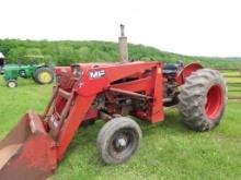 MF 165 Diesel Tractor w/MF Loader