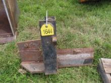 Homemade Wood Splitter for Backhoe