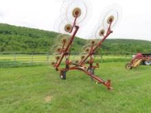 H&S 12 wheel V Rake