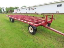 24' Round Bale Wagon w/T/A Gear