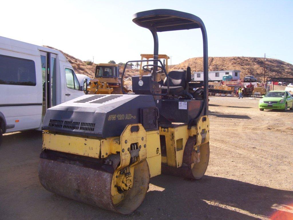 2002 Bomag BW120AD-3 Vibratory Tandem Roller,