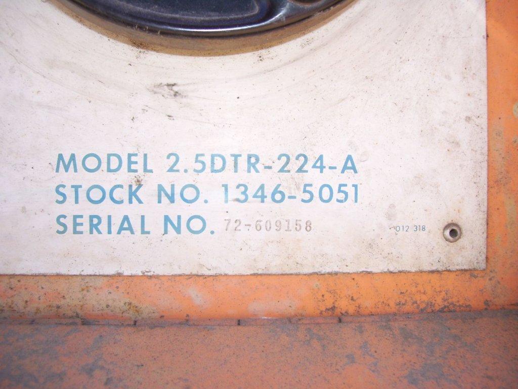 Airco 2.5DTR-224-A 250 AMP Welder,