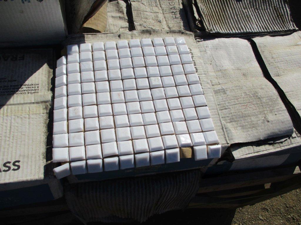 Pallet of 12" x 12" Mosaic Tiles.
