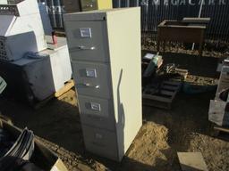 4-Drawer File Cabinet.