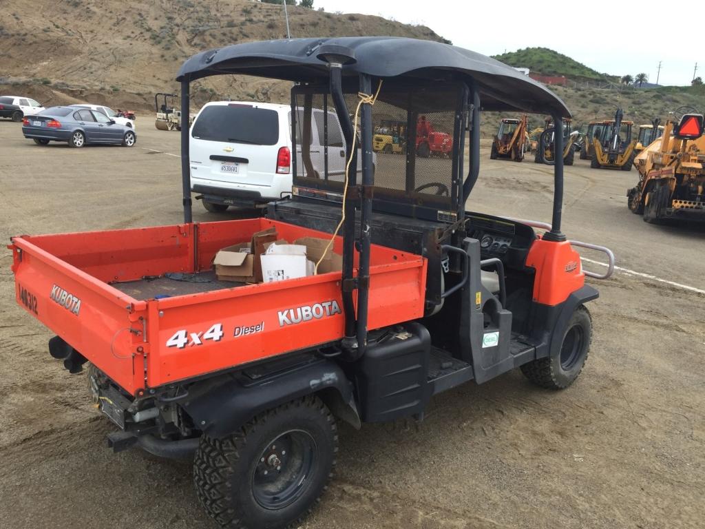 2014 Kubota RTV1140 CPX 4-Passenger Utility Cart,