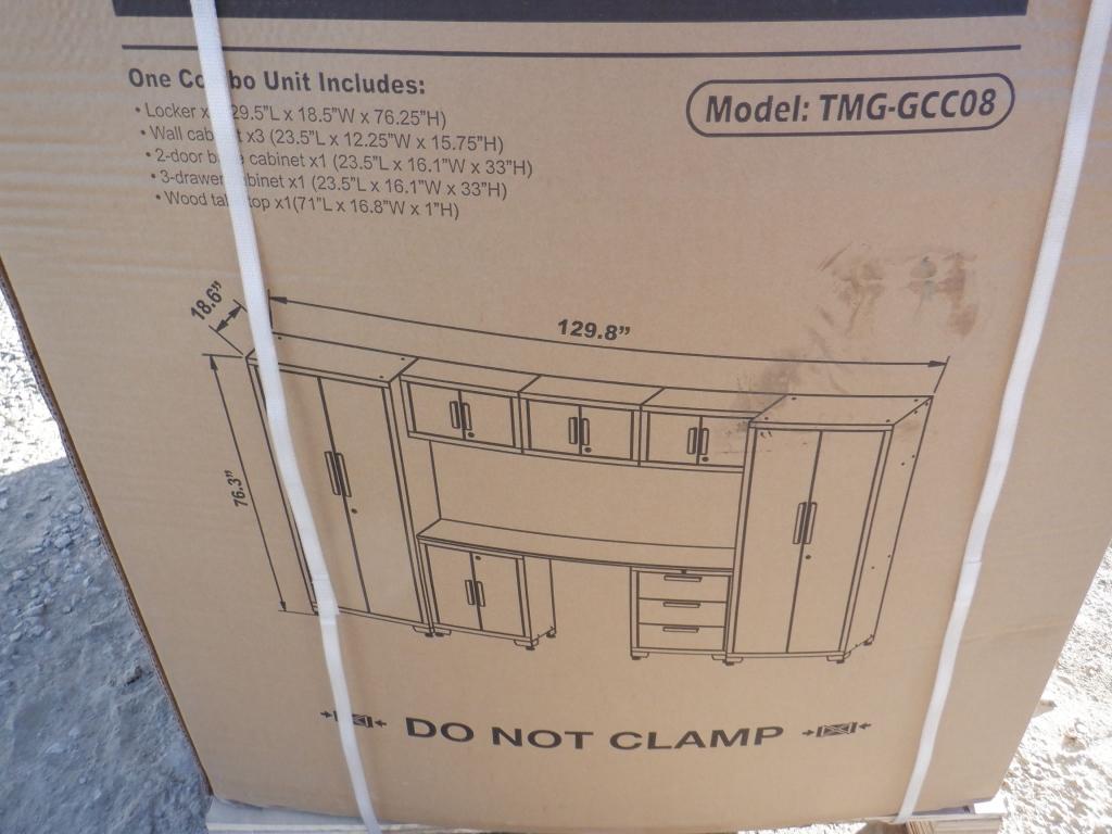 Unused TMG GCC08 11' 8-Piece Work Bench Station.