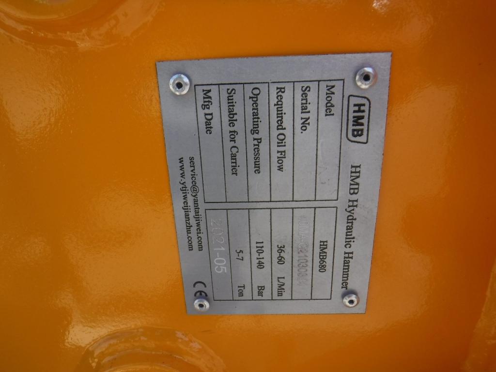 Unused 2021 Hanmen HMB680 Top Type Hydraulic