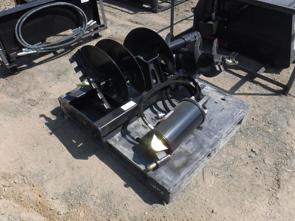Unused 2021 Wolverine Hydraulic Auger Attachment,