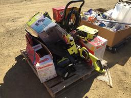 Pallet of Misc Power Tools Including Weed Wackers,