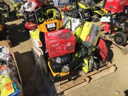 Pallet of Misc Power Tools Including Weed Wackers,