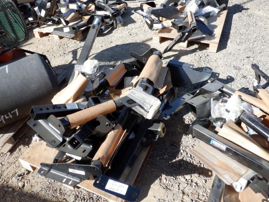 Pallet of Misc Resse Truck Hitches.