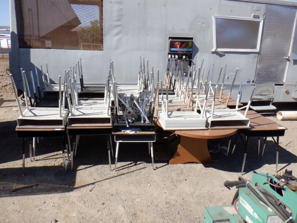 Table, (39) Student Desks, and Extra Legs.